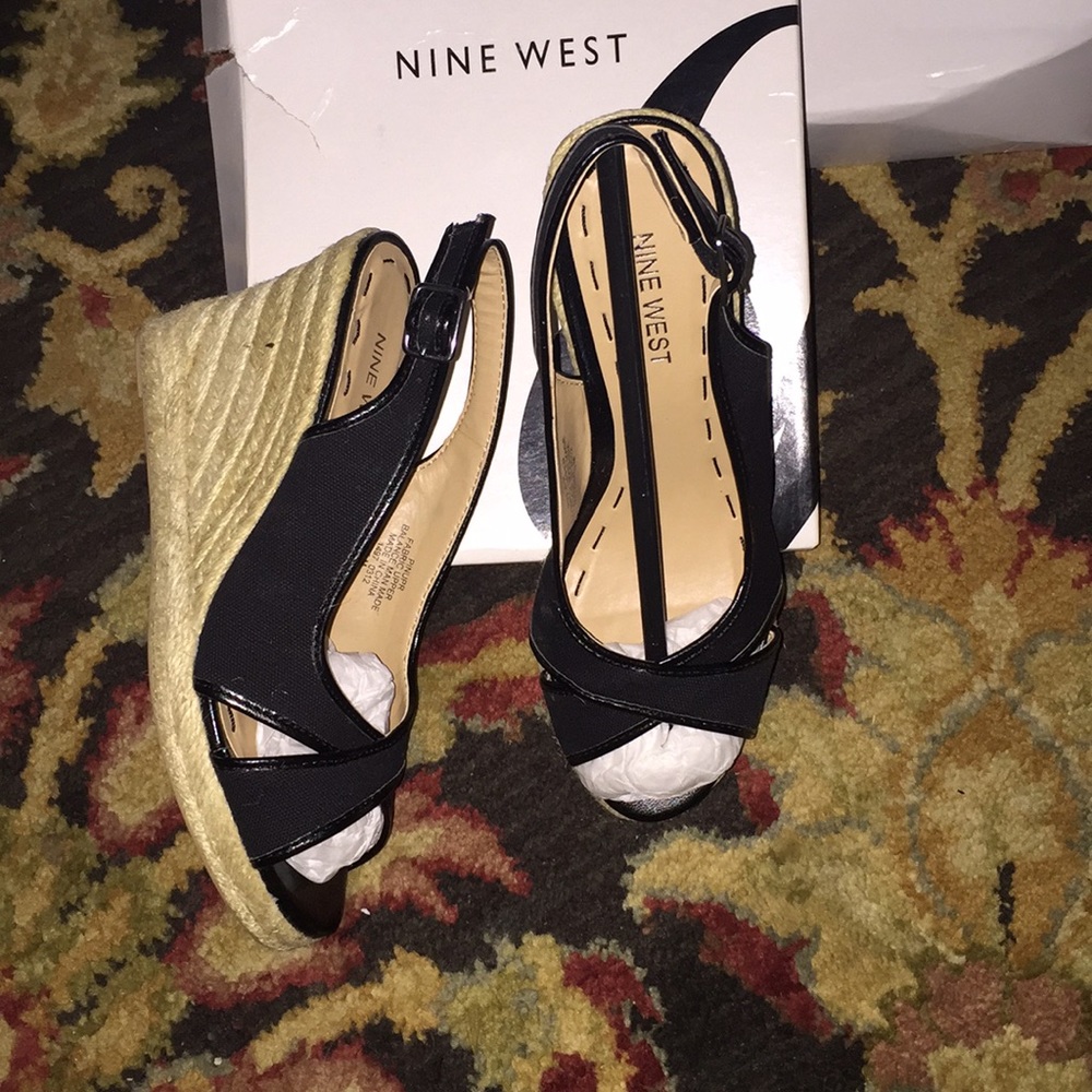 NIB Nine West: Espadrilles Wedges